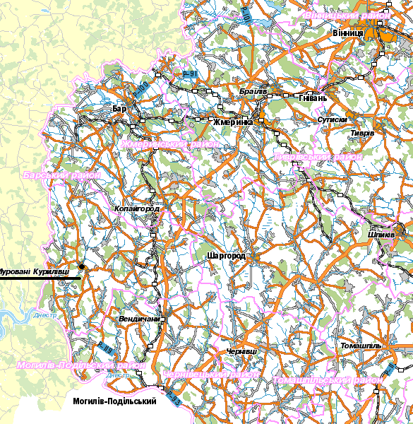Карта Области